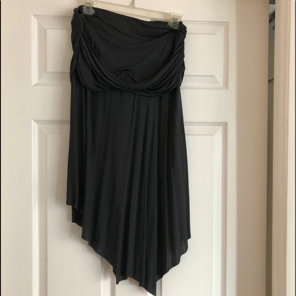 Helmut Lang Ruched Asymmetric Skirt from BarneysNY